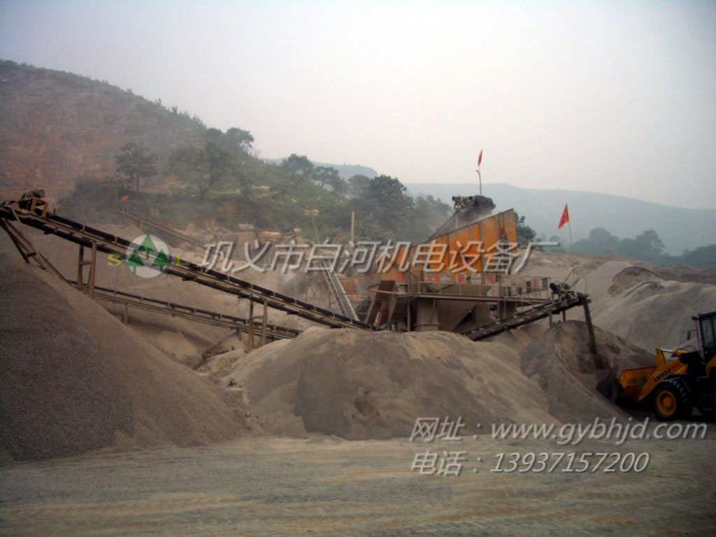 og真人游戏官网砂石生产线河南现场