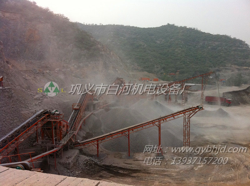 og真人游戏官网砂石生产线河南现场